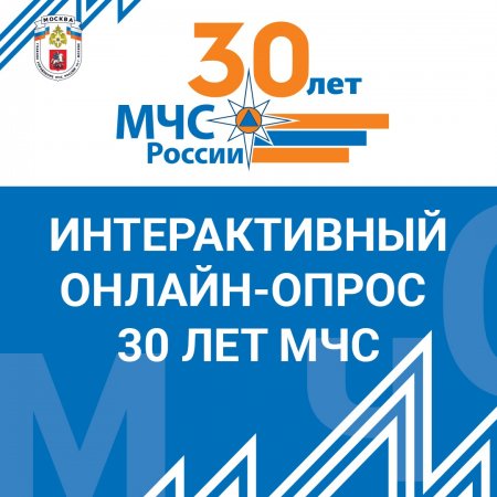 27 ноября 2020 года состоится интерактивный онлайн-опрос, приуроченный к 30-летнему юбилею МЧС России